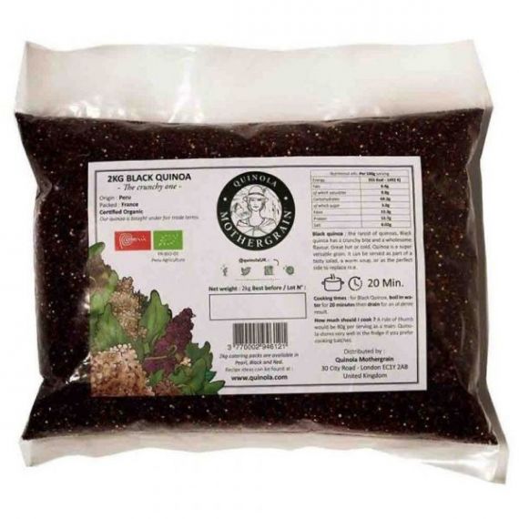 Quinoa Negra Bio Granel 2kg. Quinola. 3un