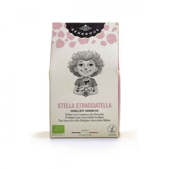 Galletas Mini Stella Stracciatella 40gr. Generous. 16 Unidades