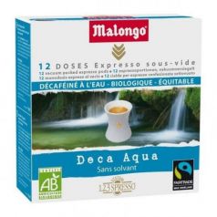 Descafeinado Monodosis Bio (16 monodosis) 6,5gr. Café Malongo. 10 Unidades