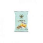 Patatas Chips con Trufa Blanca y flor de Sal de Ibiza 125gr. Sal de Ibiza. 12 Unidades