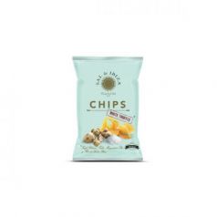 Patatas Chips con Trufa Blanca y flor de Sal de Ibiza 45gr. Sal de Ibiza. 18 Unidades