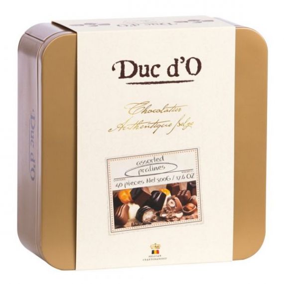 Surtido de pralinés (lata decorativa) 500gr. Duc d\'O. 5 Unidades