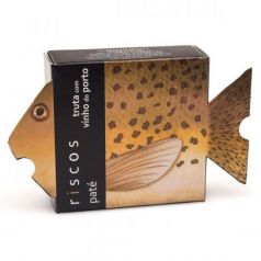 Paté de trucha en vino Oporto 75gr. Riscos. 4 Unidades