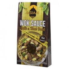 Salsa Wok Chili y Albahaca 100gr. deSIAM. 6 Unidades