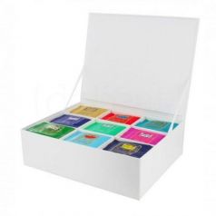 Cofre de cartón para 100 muselinas (vacío). Kusmi Tea. 1 Unidades