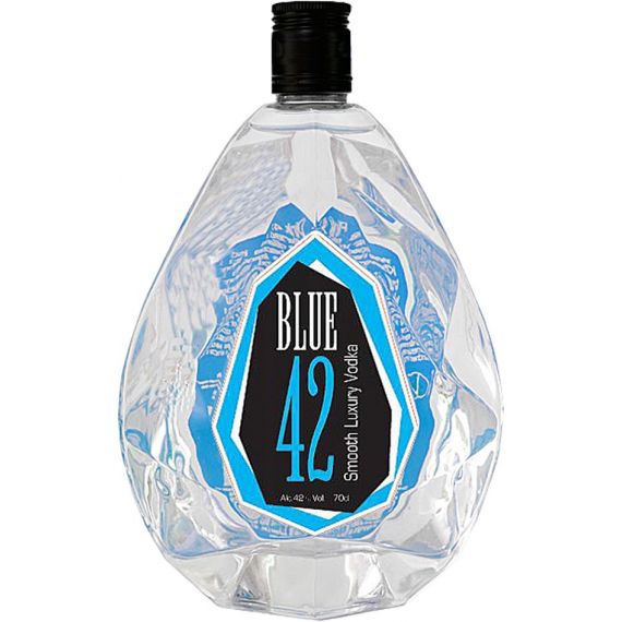 Vodka BLUE 42, 70 cl. 42% Smooth Luxury Vodka Premium