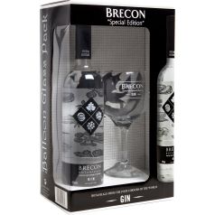 Pack Gin Brecon Special Edition, 70 cl. 43º + COPA BALÓN serigrafiada