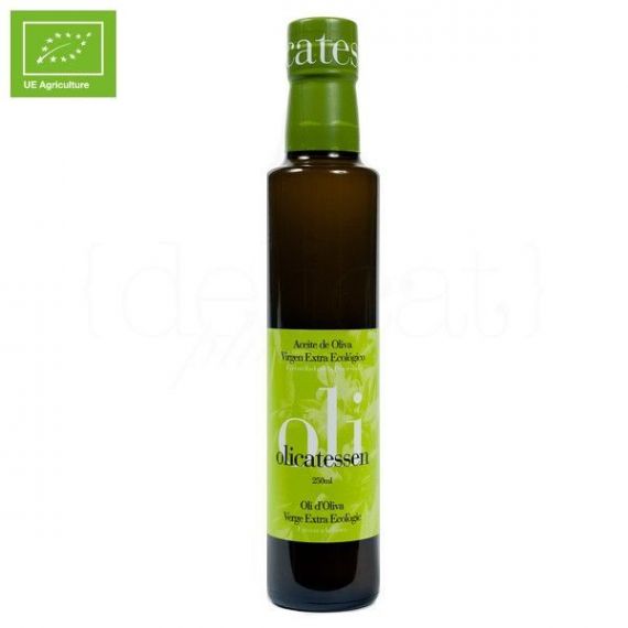 Aceite de oliva virgen extra ecológico 250ml. Olicatessen. 12 Unidades