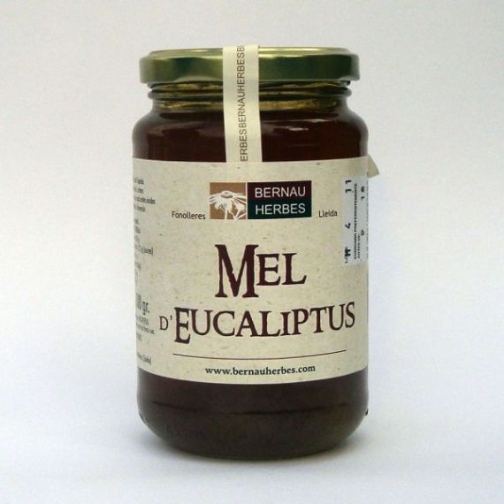 Miel de eucalipto 500gr. Bernau Herbes de l\'Urgell. 6 Unidades