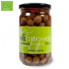 Aceitunas arbequinas 160gr. Olicatessen. 12 Unidades