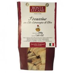 Focaccine natural 200gr. Bonta Lucane. 10 Unidades