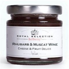 Delicia quesos ruibarbo y moscatel 130gr. Belberry. 6 Unidades