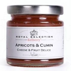 Delicia quesos albaricoque y comino 130gr. Belberry. 6 Unidades