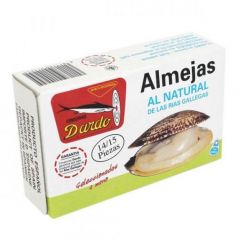 Almejas al natural de Rias Gallegas OL-120, 14/15u. Dardo. 25 Unidades