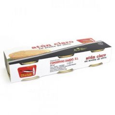 Atún claro en aceite de oliva pack 3u. Dardo. 40 Unidades