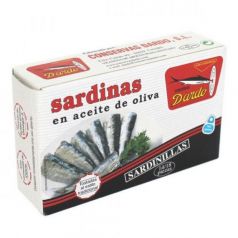 Sardinillas en aceite de oliva RR-125, 14/18u. Dardo. 50 Unidades