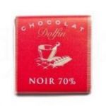 Chocolate Negro 70% Cacao 4,5gr. Dolfin. 360 Unidades
