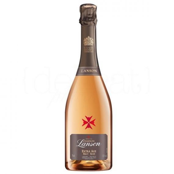 Extra Age Brut Rosé 75cl. Champagne Lanson. 6 Unidades
