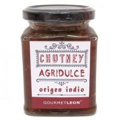 Chutney agridulce 250gr. Gourmet Leon. 12 Unidades