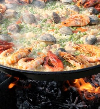 el origen de la paella