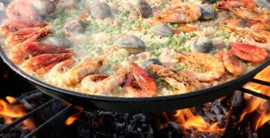 el origen de la paella